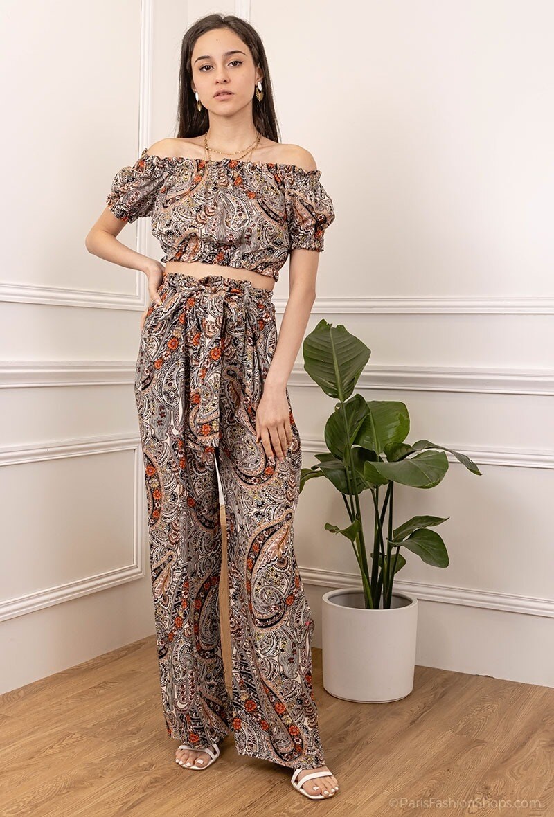 Wholesaler INSTA GIRL OUTLET - Viscose printed set