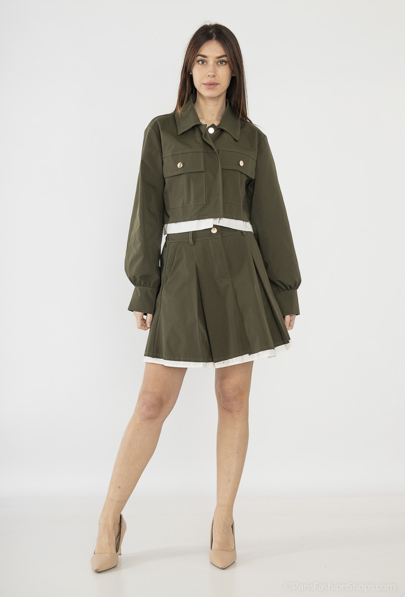 Mayorista INSTA GIRL OUTLET - Chaqueta y falda corta