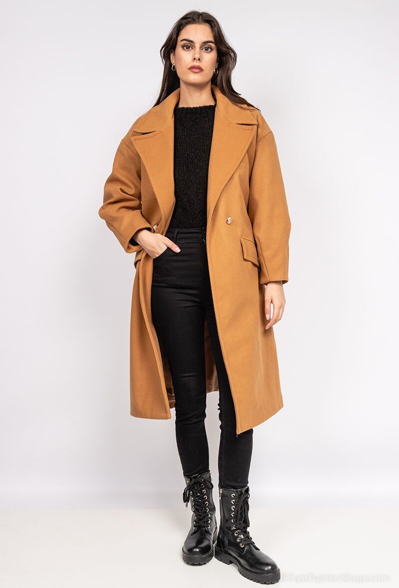 Wholesaler INSTA GIRL OUTLET - Coat oversize loose sleeves
