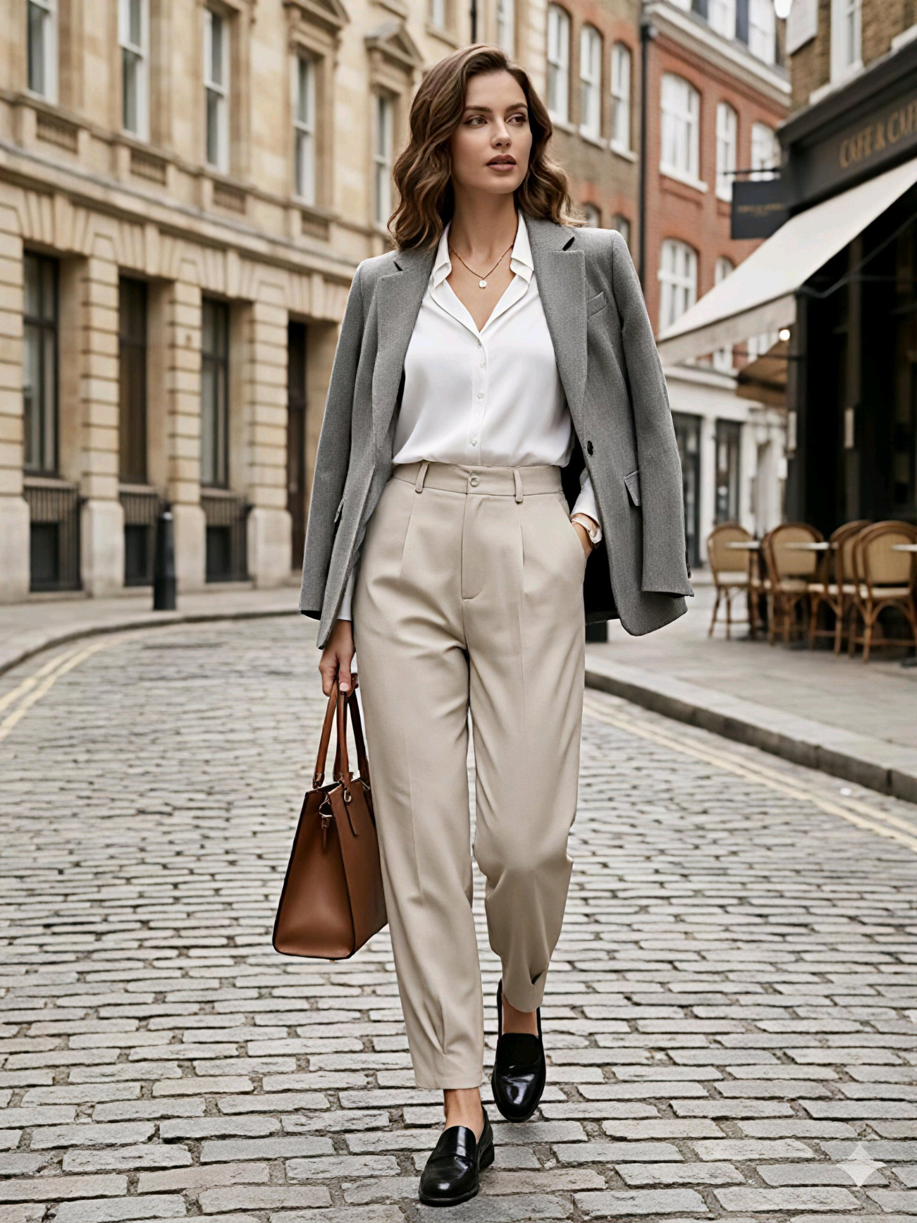 Wholesaler INSTA GIRL - Stylish office slim-fit trousers
