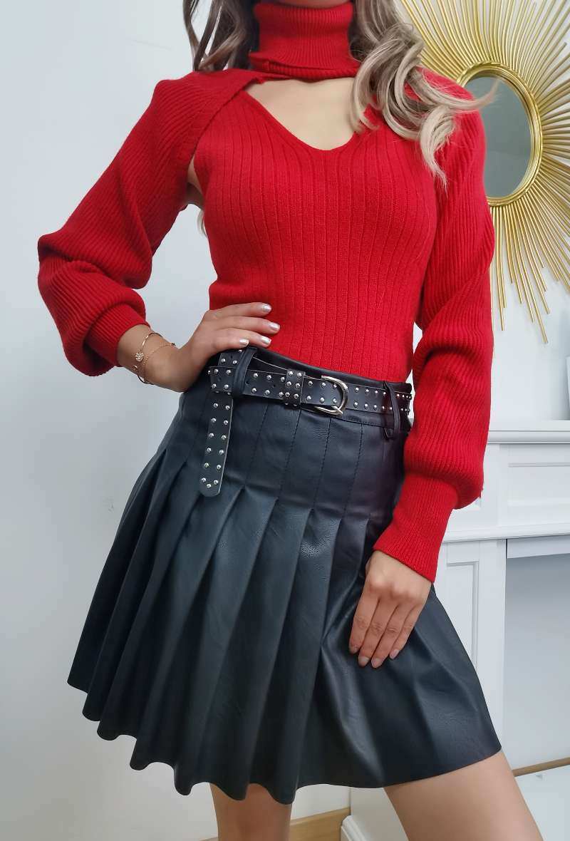 Wholesaler INSTA GIRL OUTLET - Fine mesh sweater 2in 1