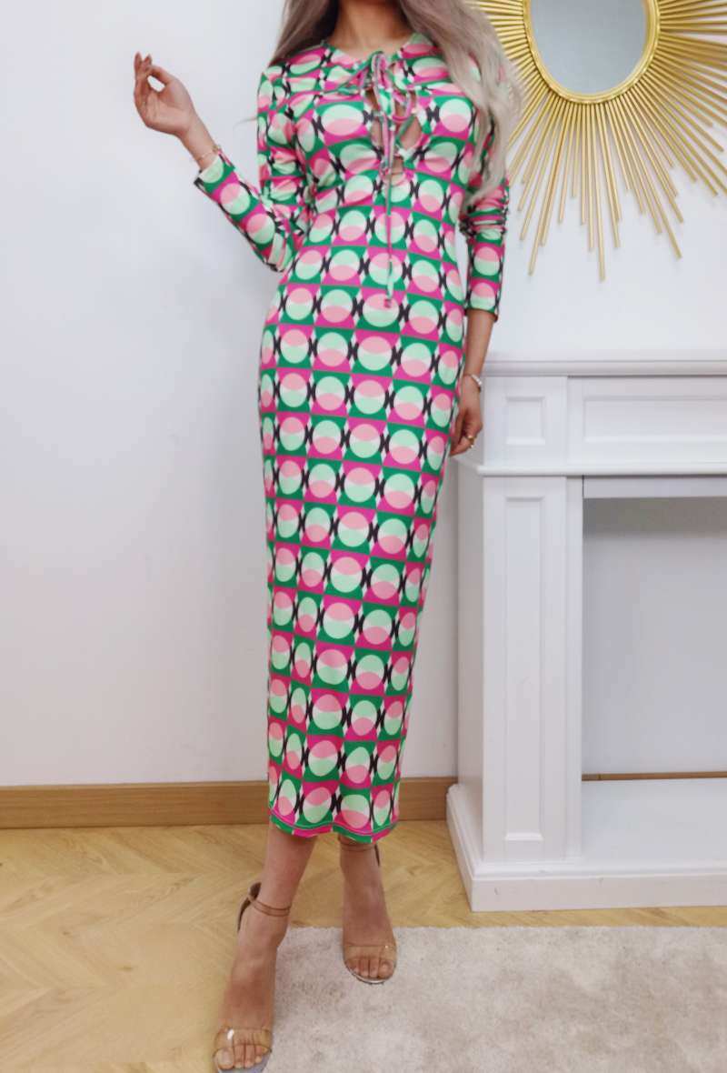 Wholesaler INSTA GIRL OUTLET - Printed dress