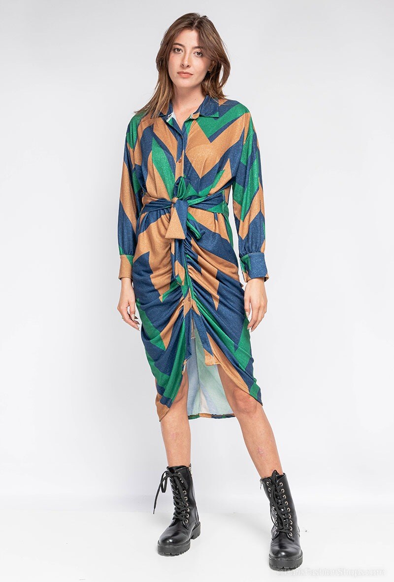 Wholesaler INSTA GIRL OUTLET - Short lurex dress