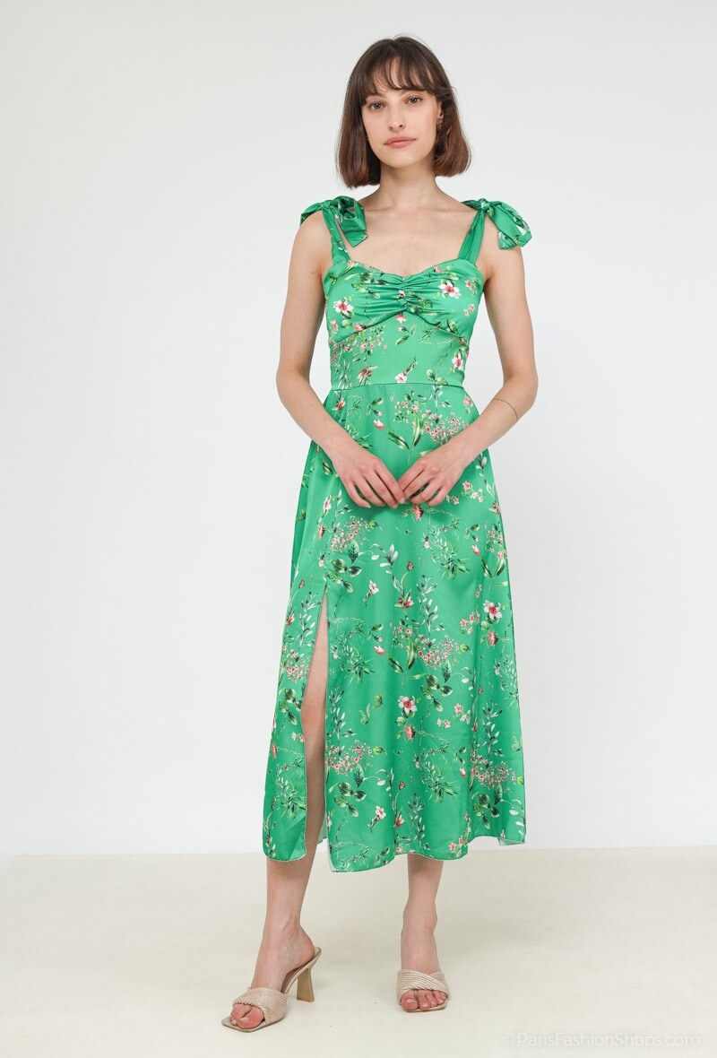 Mayorista INSTA GIRL OUTLET - Vestido con estampado floral