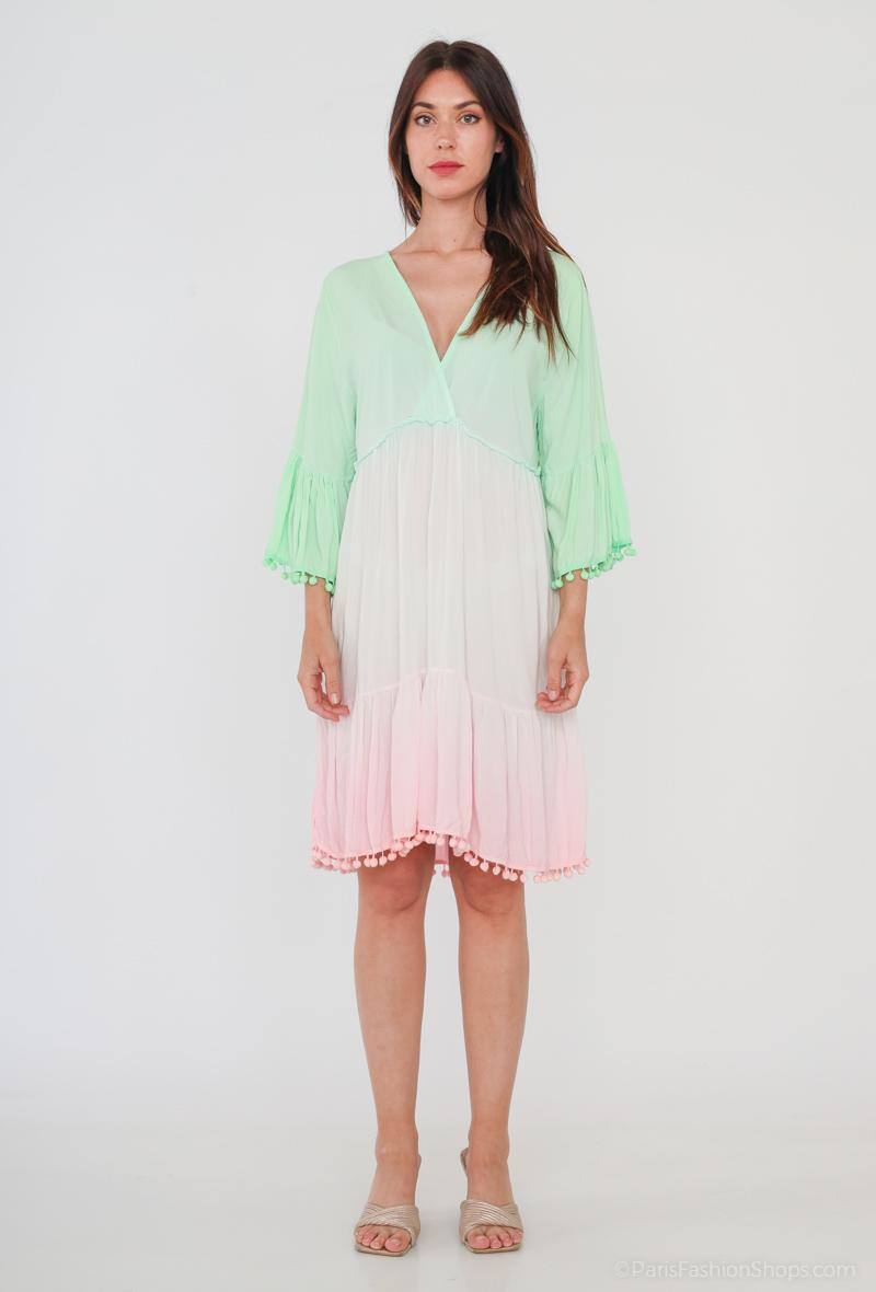 Mayorista INSTA GIRL OUTLET - Vestido corto estampado