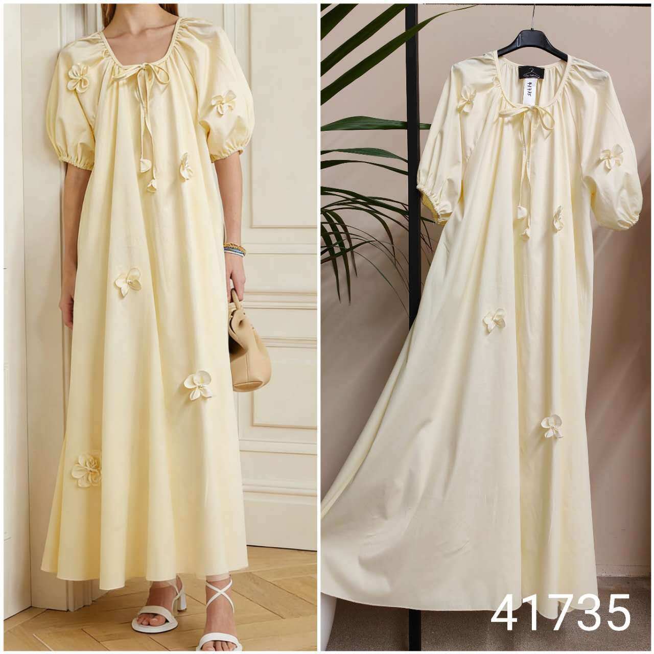 Wholesaler INSTA GIRL - Long cotton dress