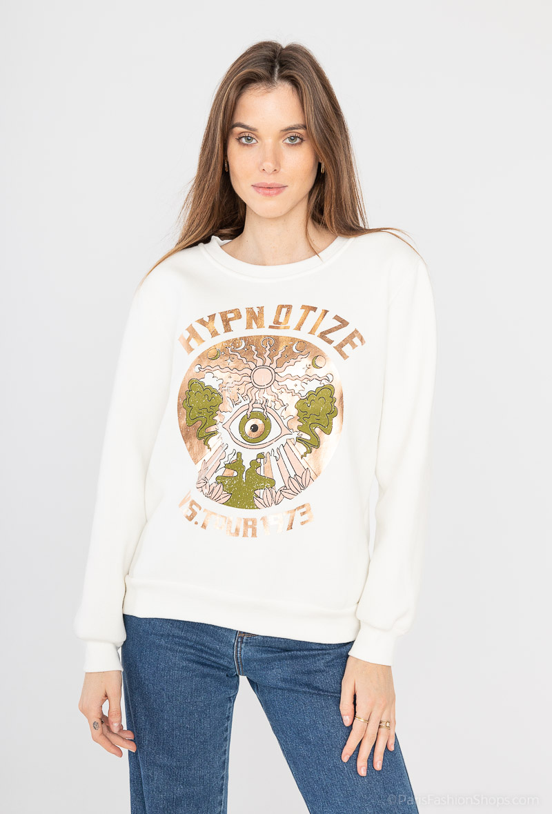 Wholesaler INSTA GIRL 1 - Printed sweatshirt