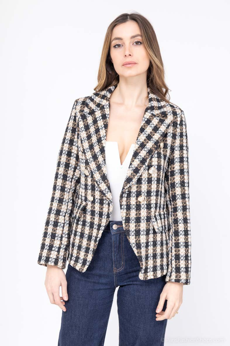 Wholesaler INSTA GIRL 1 - Tweed jacket