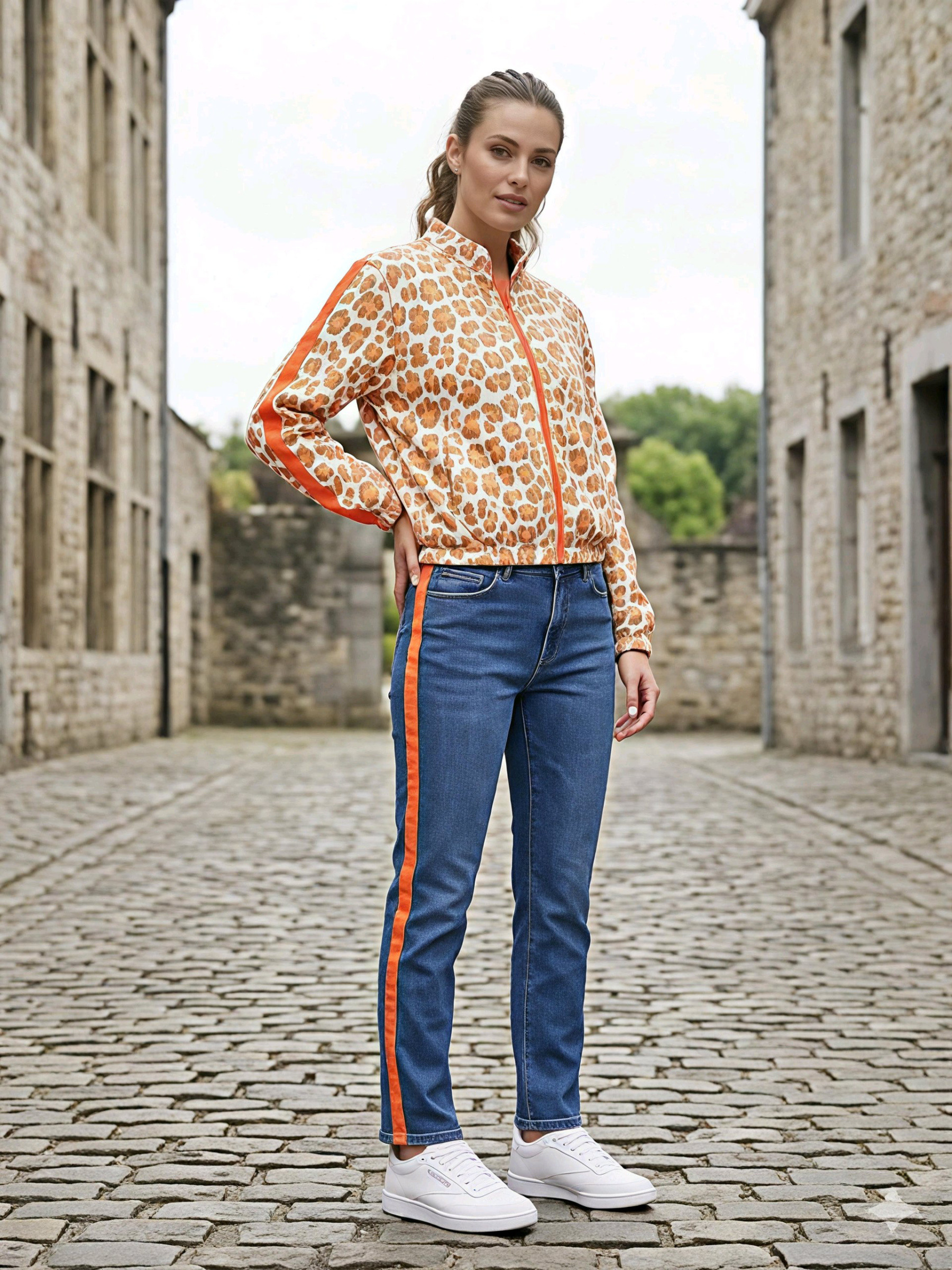Wholesaler INSTA GIRL - Neon leopard jacket