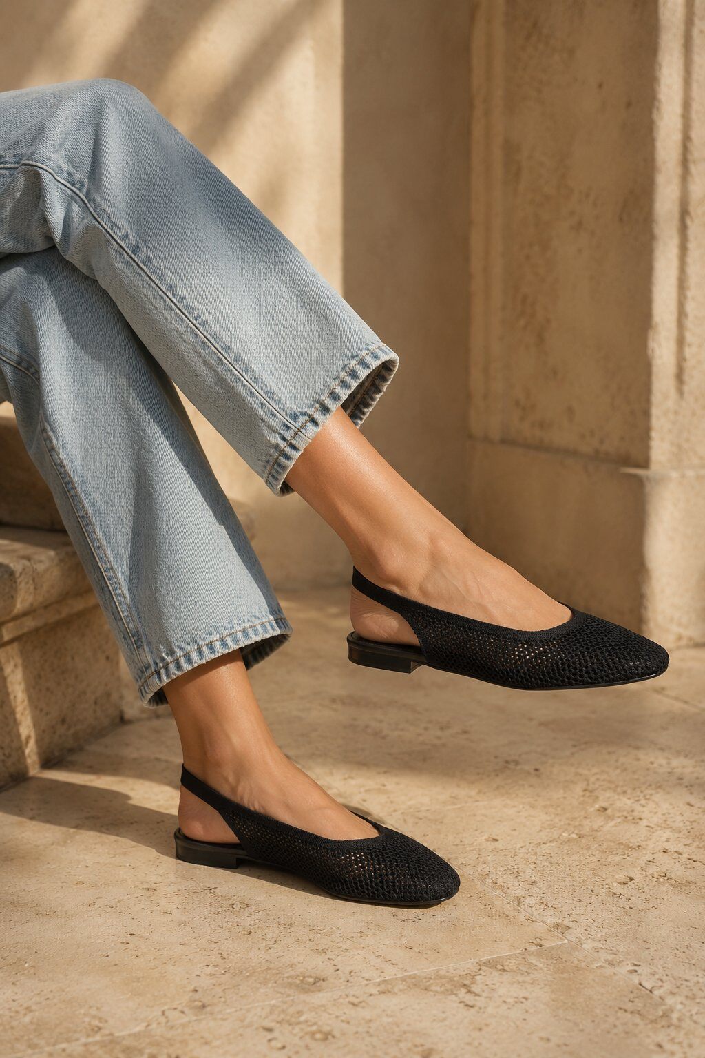 Wholesaler ISABAC - Slingback ballet flats - 3632