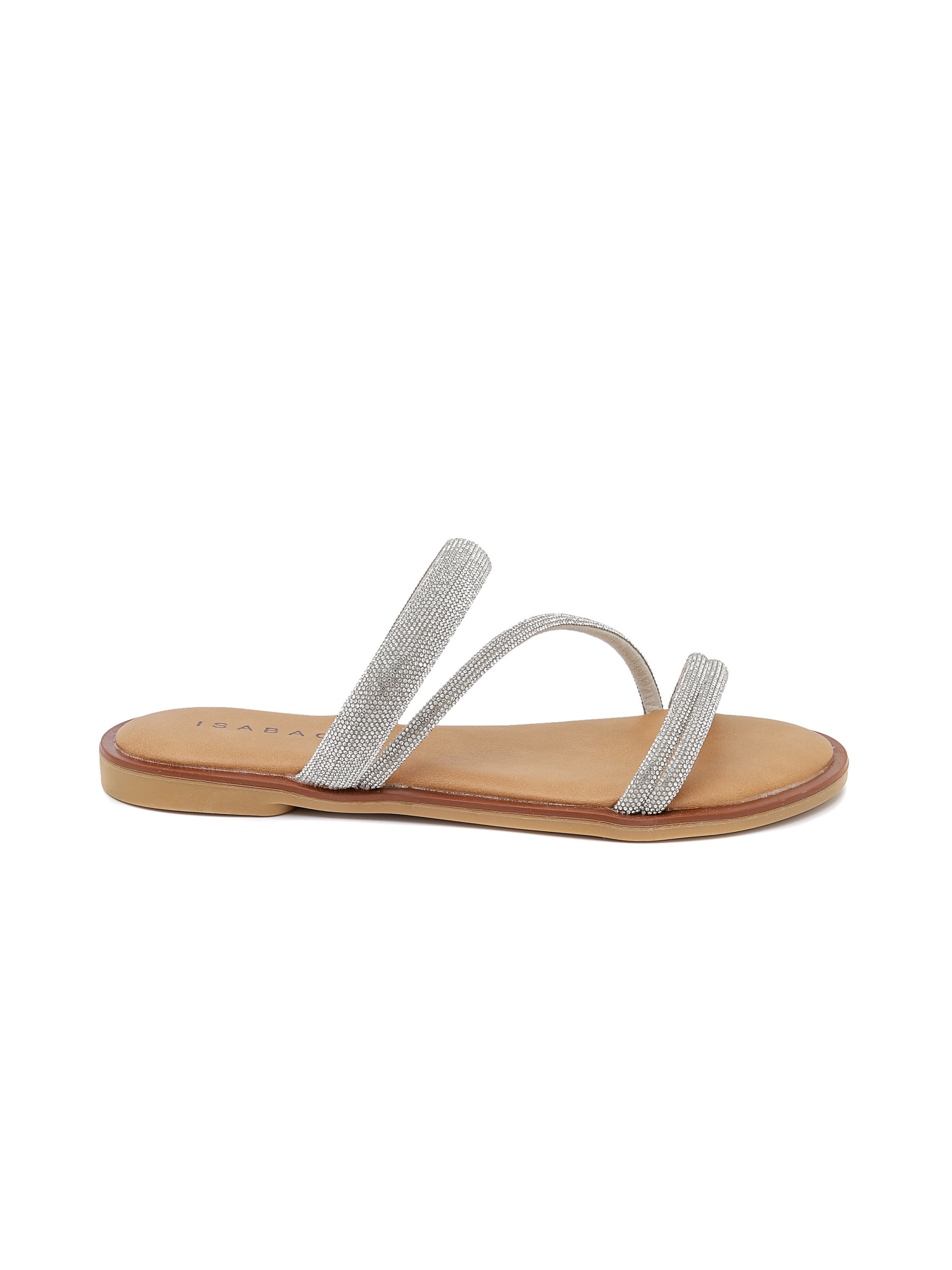 Grossista ISABAC - Sandalo basso con fasce - 3550