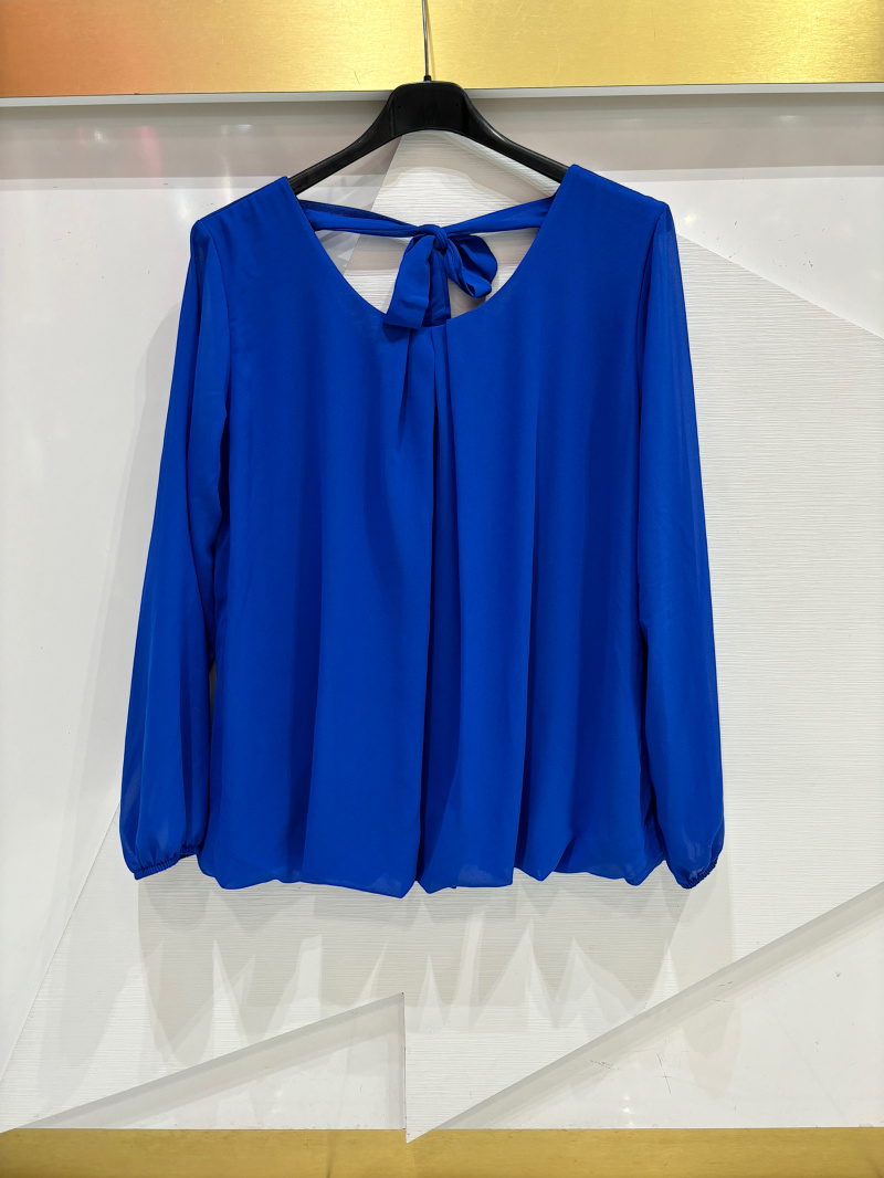 Wholesaler ISSYMA - Plain blouse tied in the back