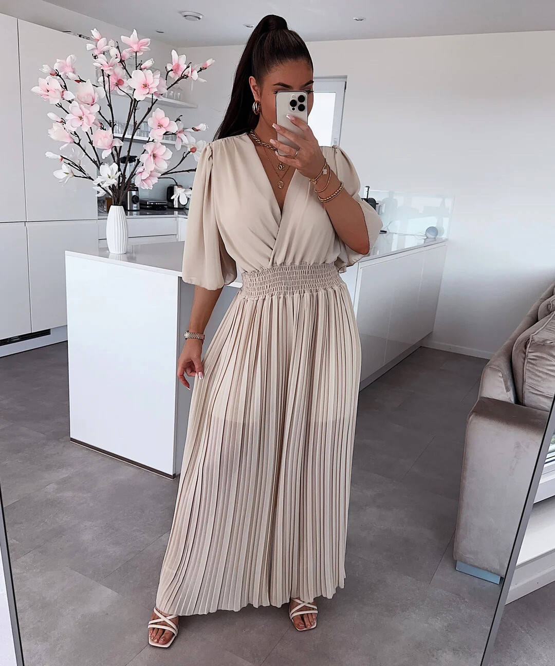 Grossiste ISSYMA - Combinaison plissé taille élastique