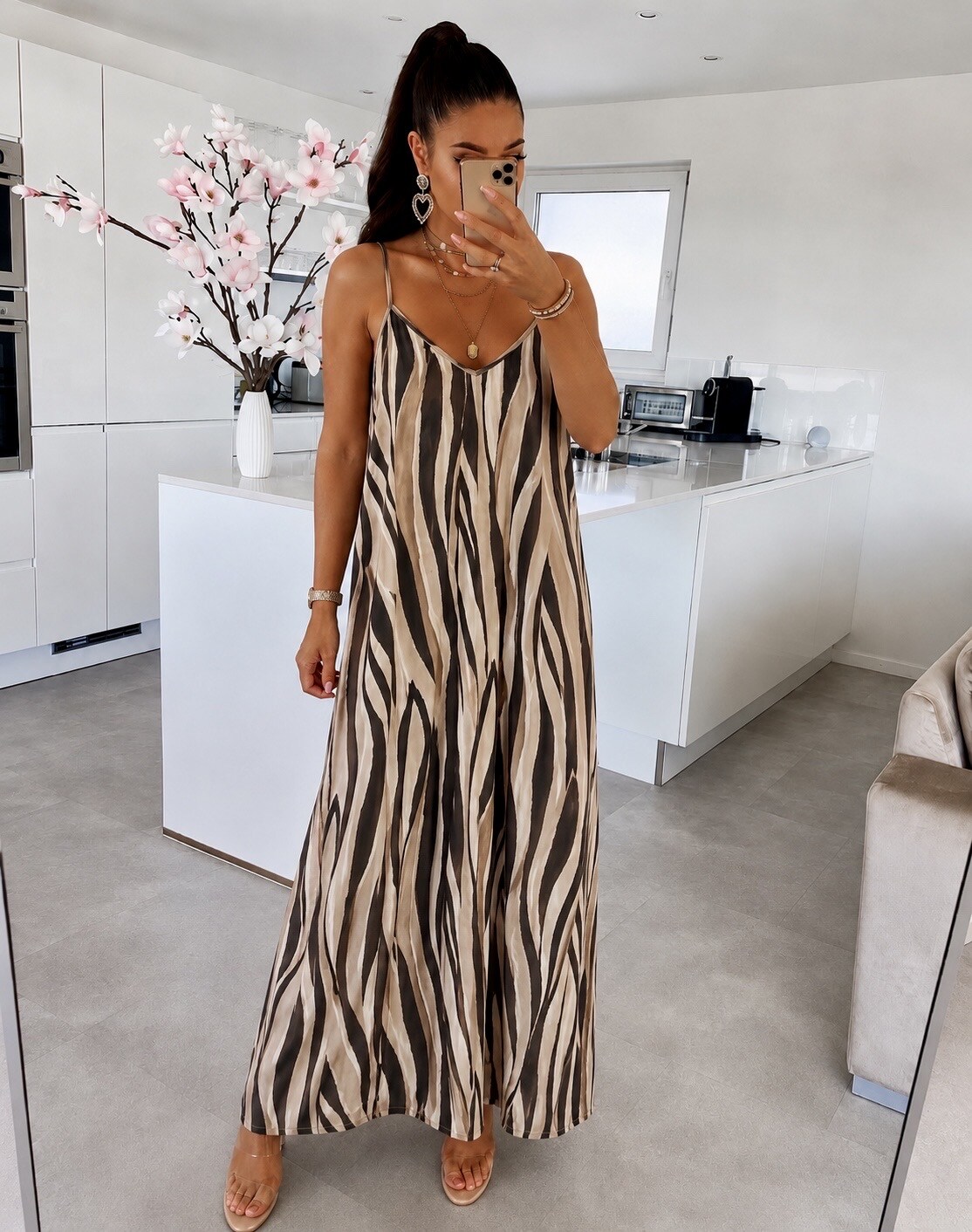Großhändler ISSYMA - Overall mit gestreiftem Print und Trägern