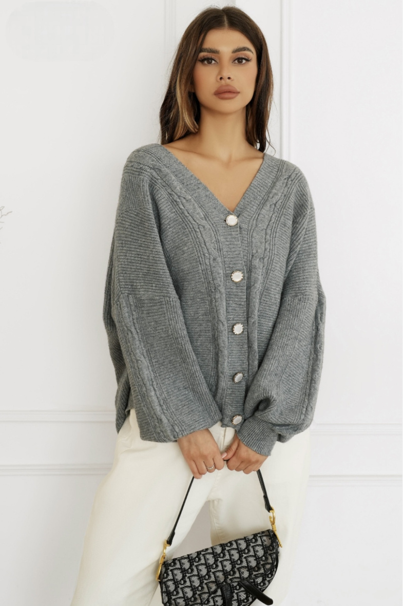 Grossiste ISSYMA - Cardigan oversize torsadé