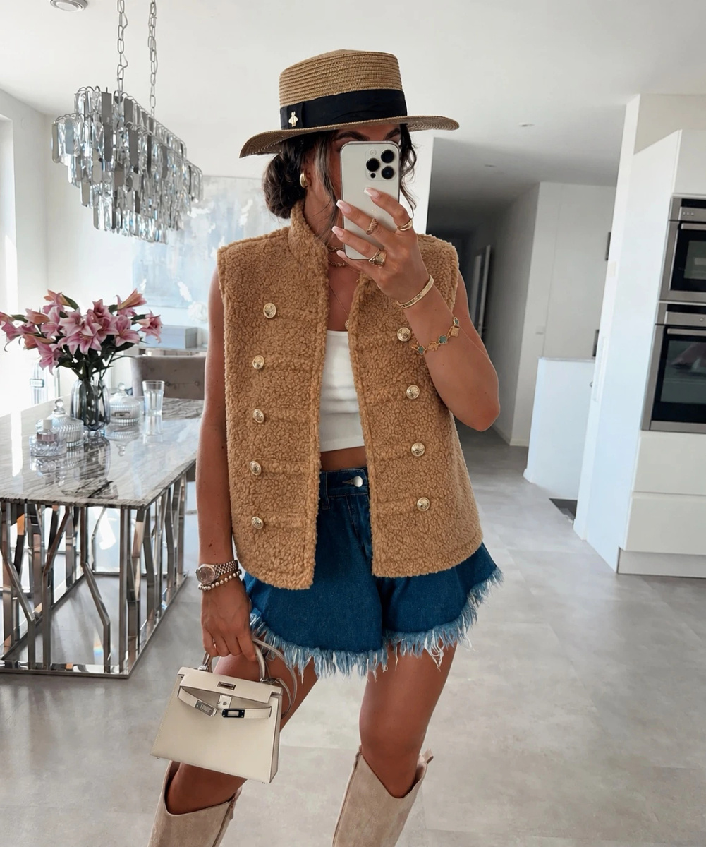 Grossiste ISSYMA - Gilet officier Teddy sans manches