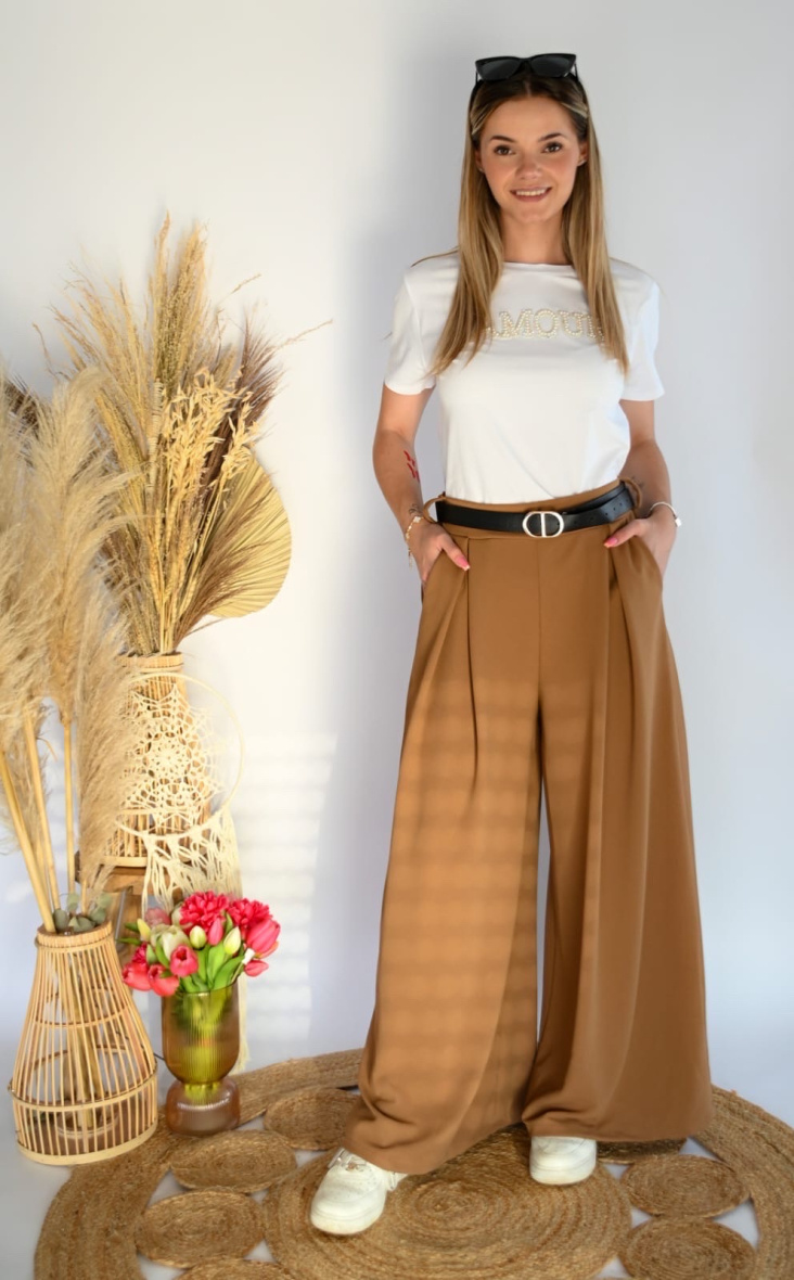 Wholesaler ISSYMA - Magic pants with pockets and belt