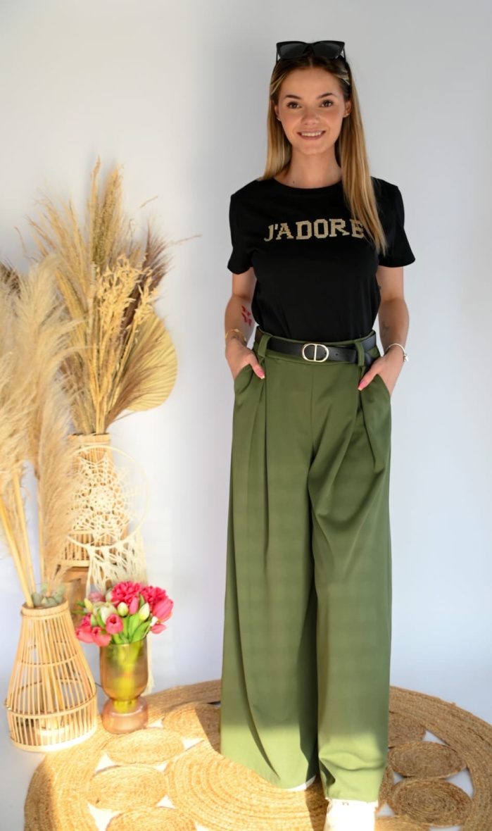 Wholesaler ISSYMA - Magic pants with pockets and belt
