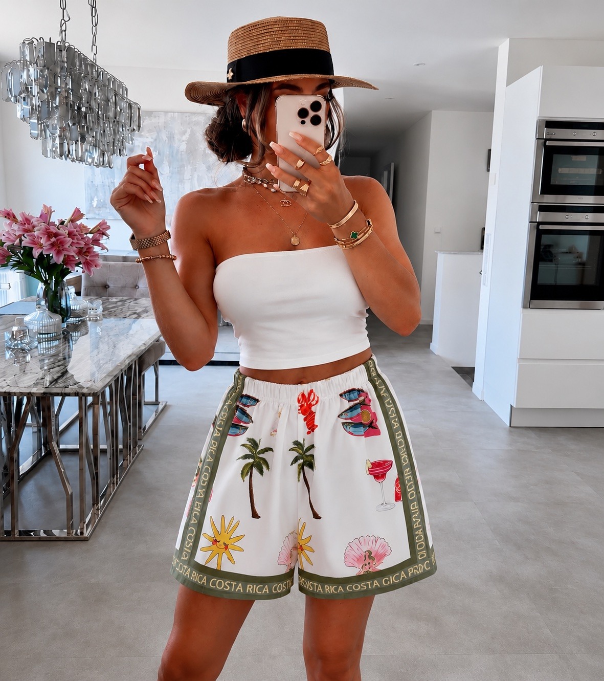 Mayorista ISSYMA - Shorts Tropicales – Estampado Bohemio Chic