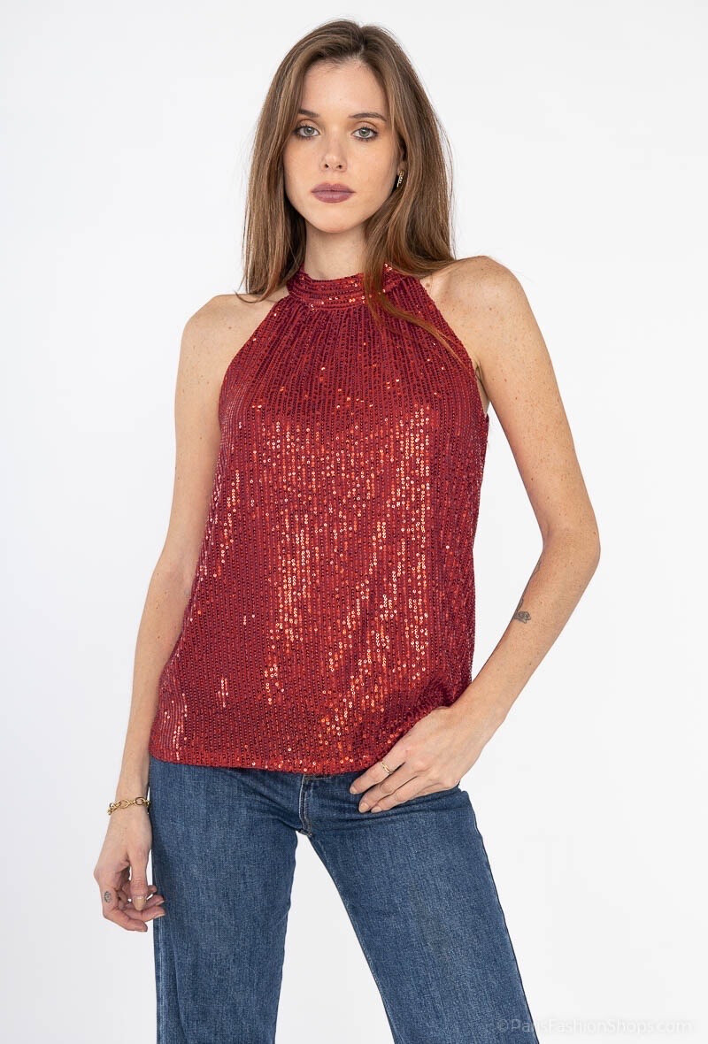 Mayorista ISSYMA - Vestido de lentejuelas brillantes