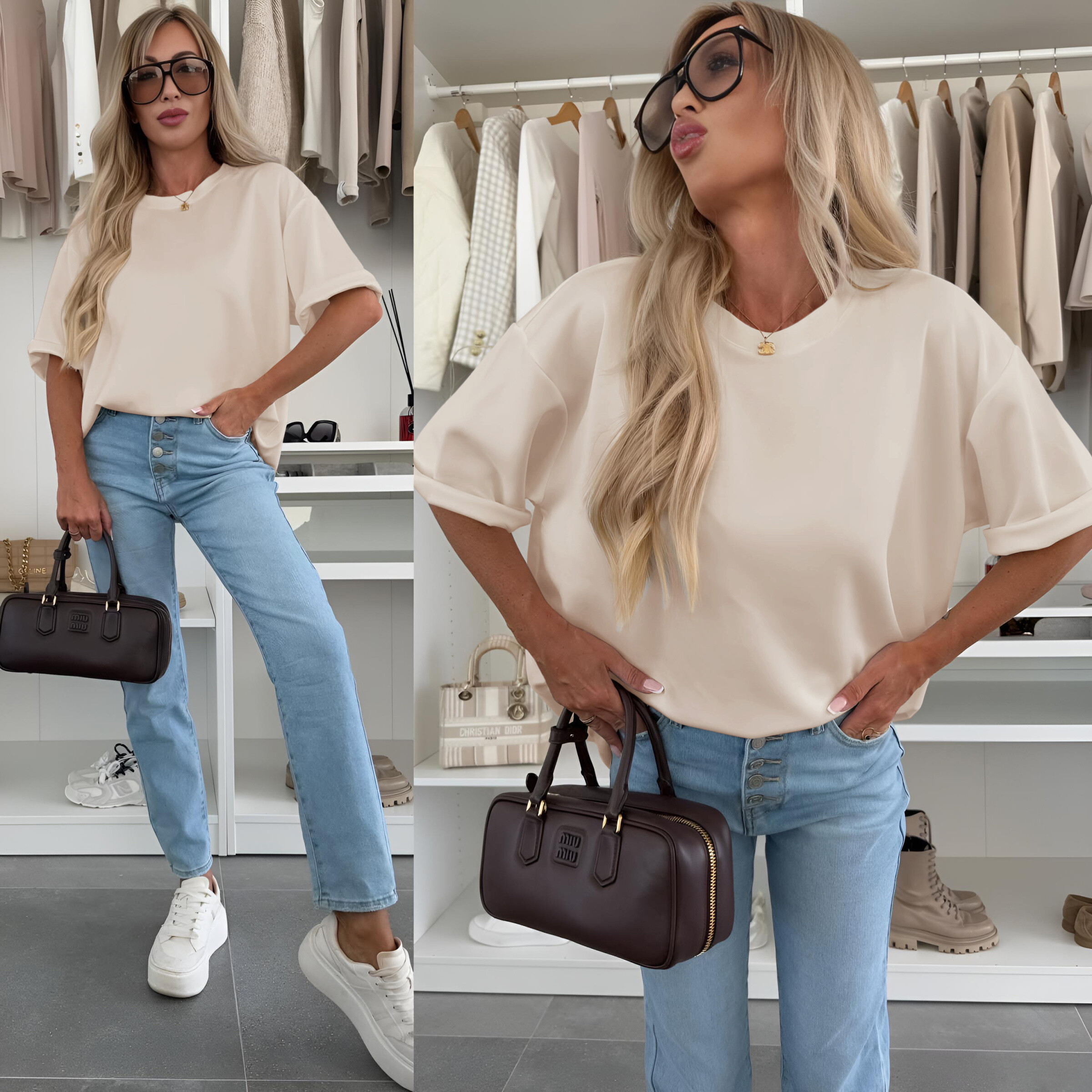 Grossiste ISSYMA - Top oversize à manches courtes