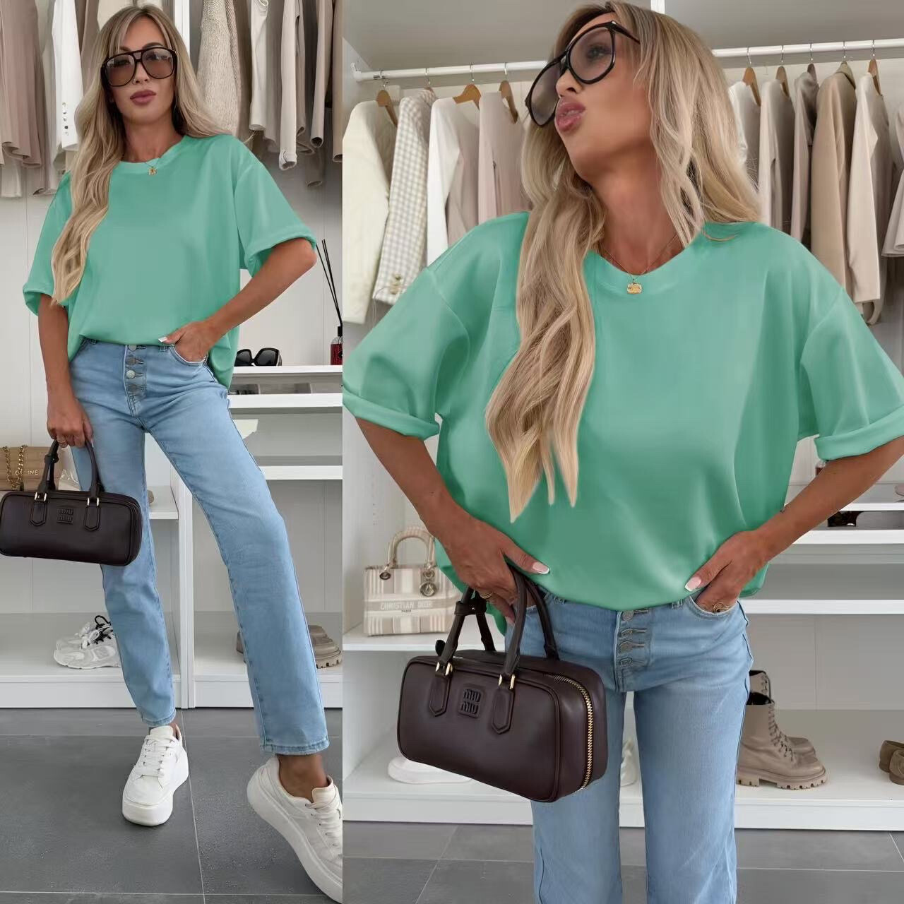 Wholesaler ISSYMA - Top oversize short -sleeved