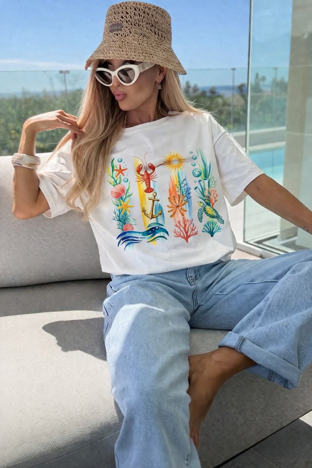 Grossista ISSYMA - T-shirt in cotone stampato alla moda, qualità premium