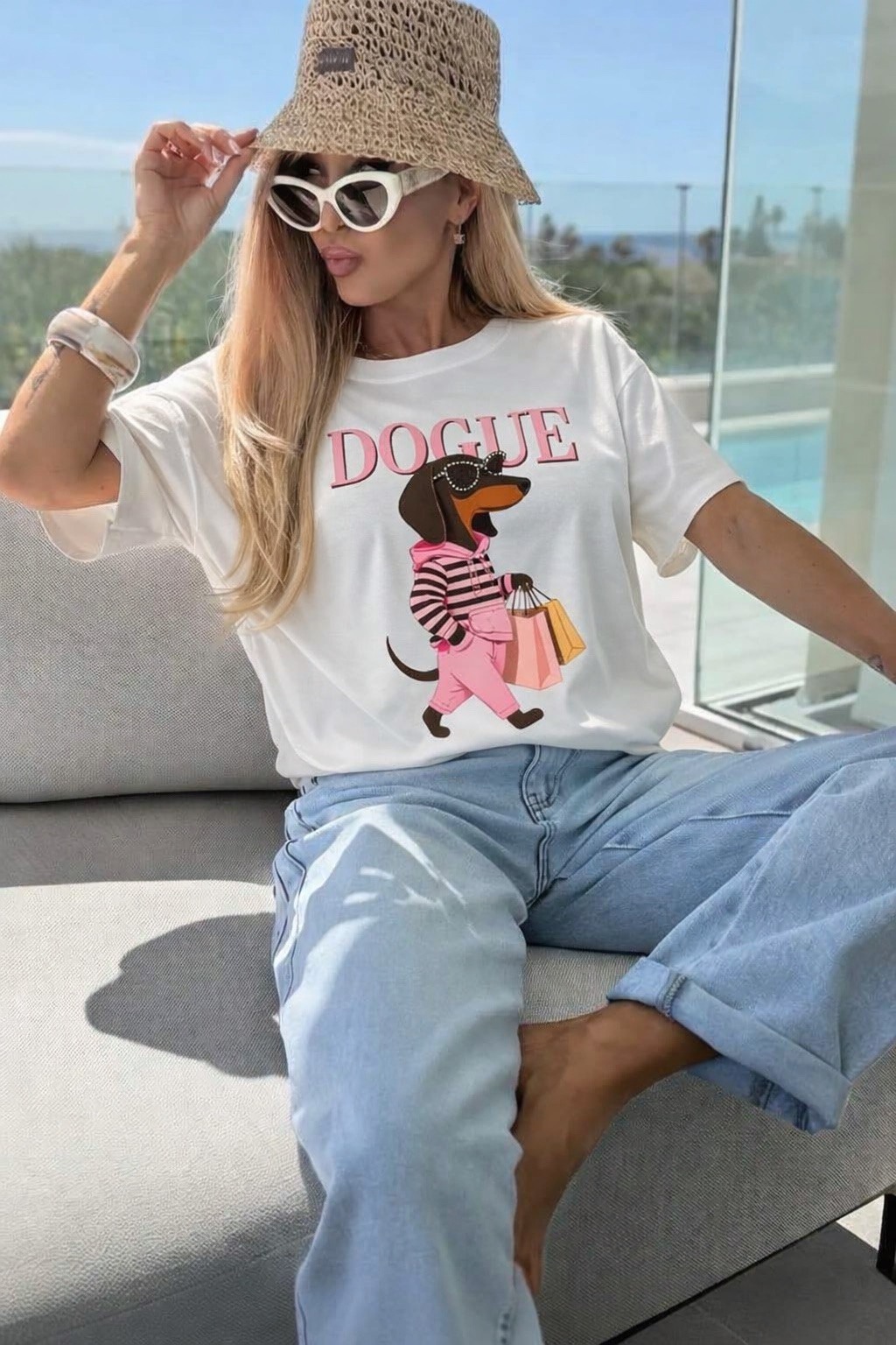 Mayorista ISSYMA - Camiseta de algodón estampada de moda.