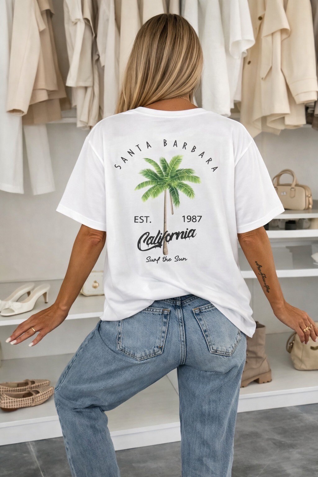 Grossista ISSYMA - T-shirt in cotone stampato alla moda