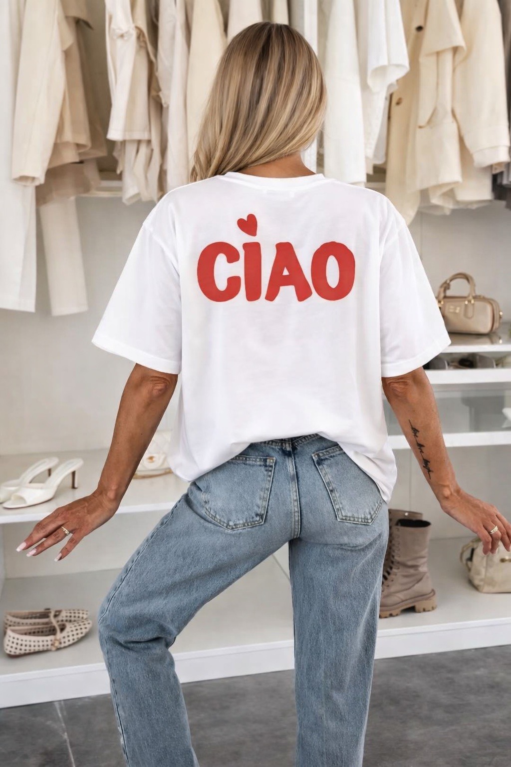 Grossista ISSYMA - T-shirt in cotone stampato alla moda