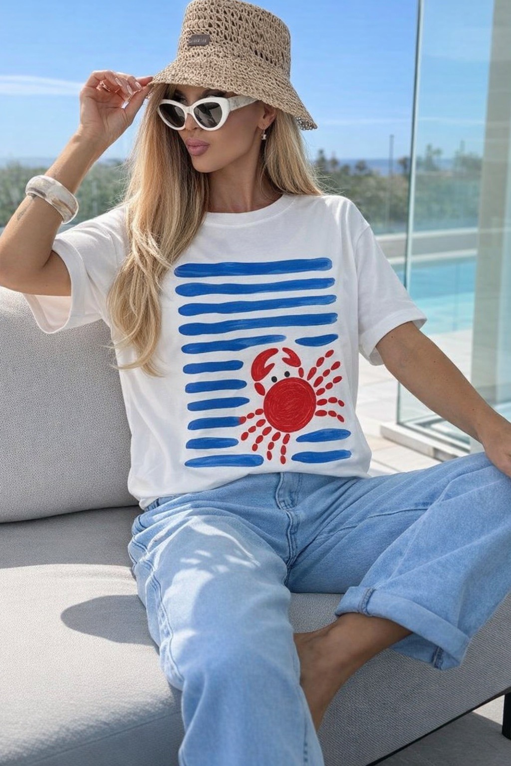 Mayorista ISSYMA - Camiseta de algodón estampada a la moda, calidad premium
