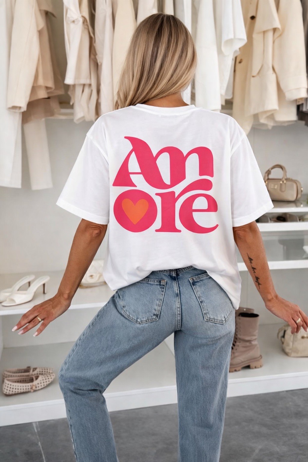 Grossista ISSYMA - T-shirt in cotone stampato alla moda
