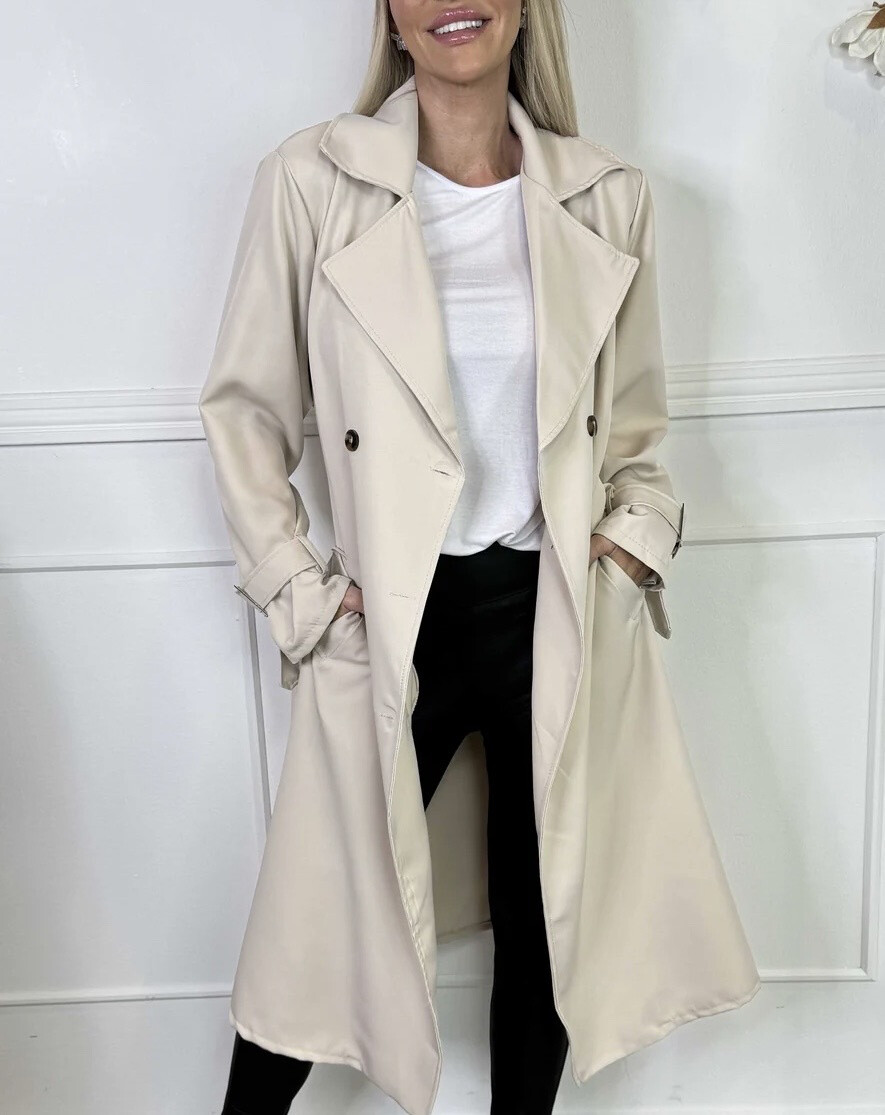 Wholesaler ISSYMA - Double buttoning trench coat with link
