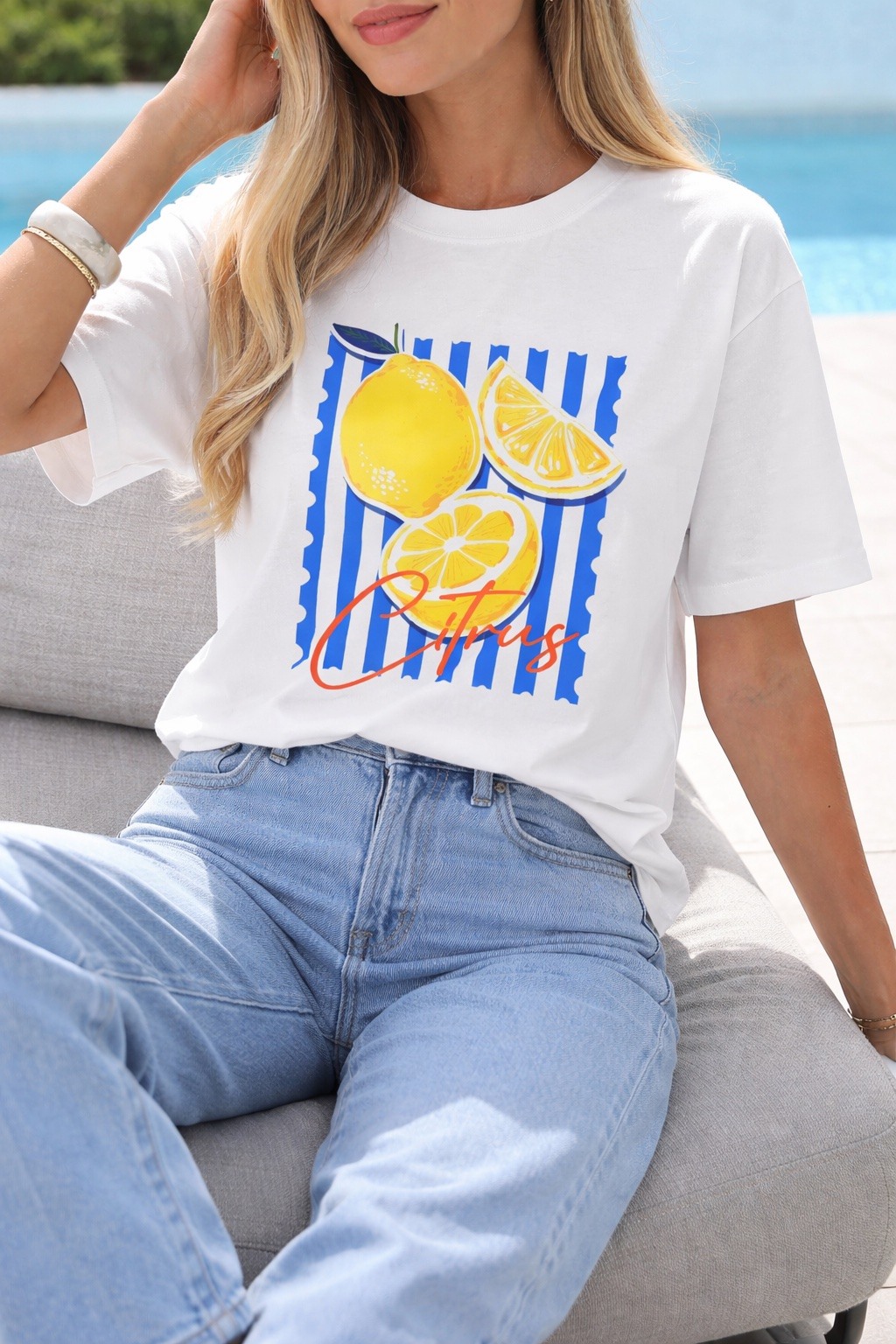 Mayorista ISSYMA - Camiseta de algodón estampada de moda.