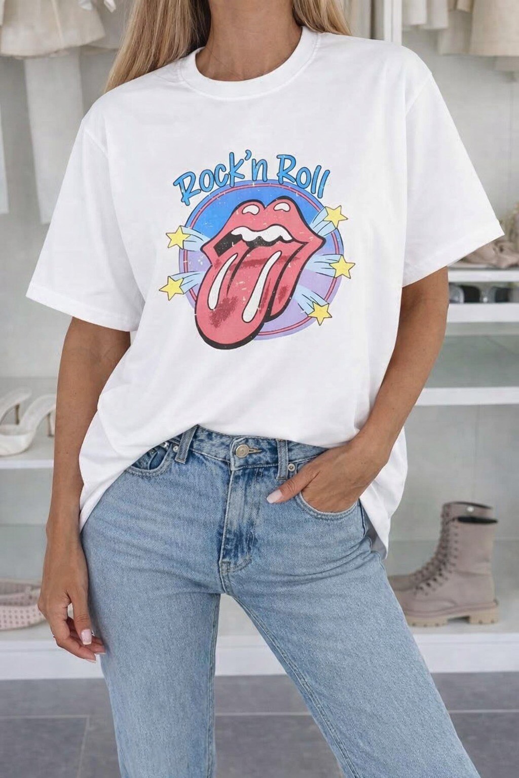 Mayorista ISSYMA - Camiseta de algodón estampada de moda.