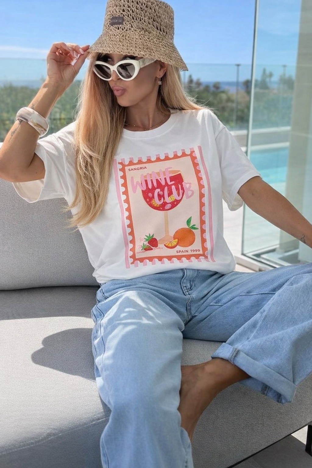 Grossista ISSYMA - T-shirt in cotone stampato alla moda