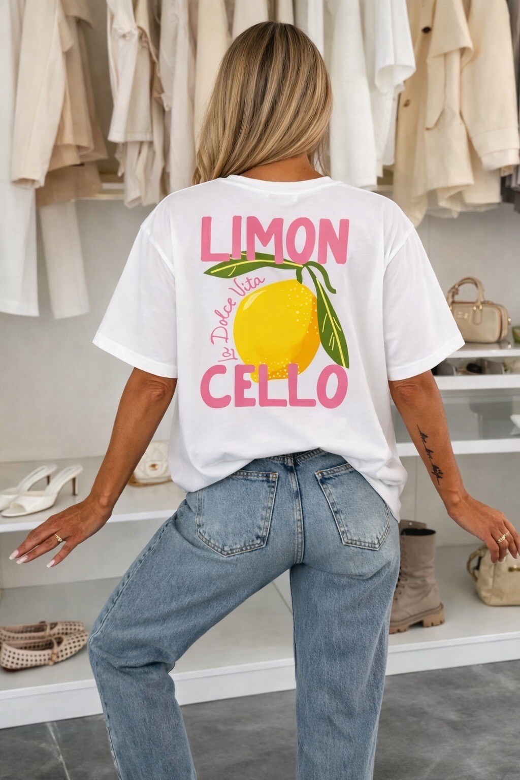Grossista ISSYMA - T-shirt in cotone stampato alla moda