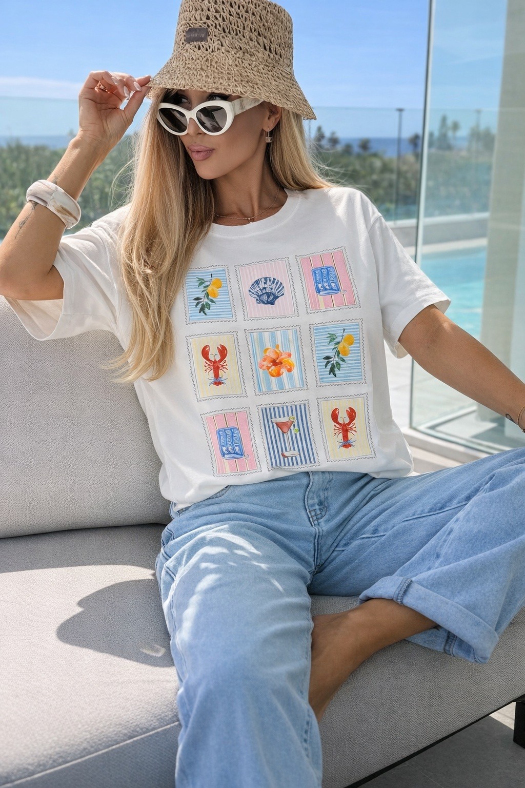 Grossista ISSYMA - T-shirt in cotone stampato alla moda, qualità premium