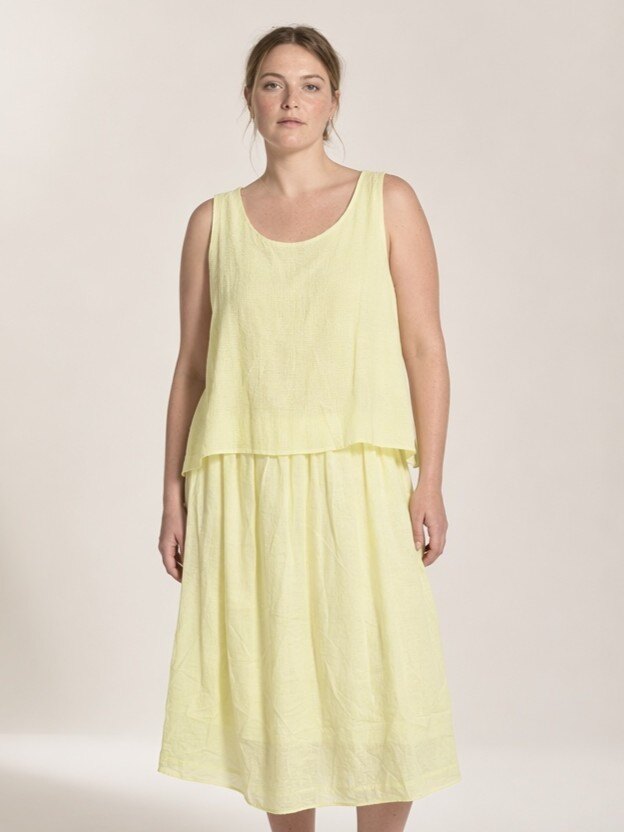 Mayorista IT FASHION MODA - Vestido de mujer de doble capa, 105cm de largo, 55cm de ancho