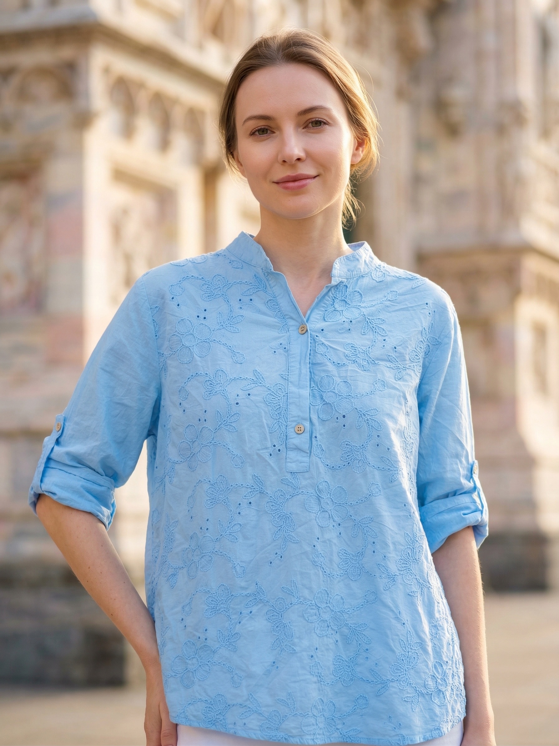 Wholesaler IT FASHION MODA - LONG SHIRT 70CM WIDE 60CM