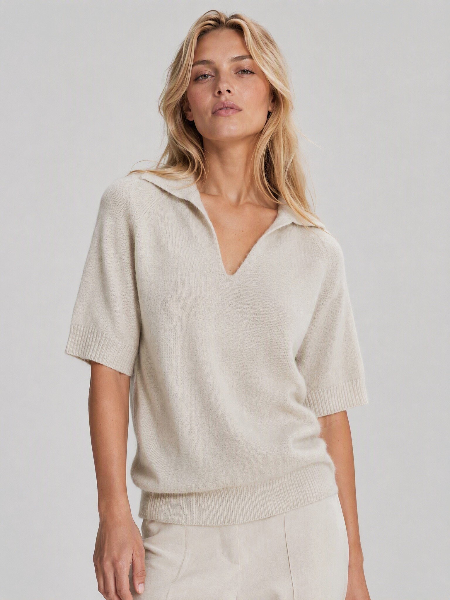 Grossista IT FASHION MODA - Maglione misto lana alpaca
