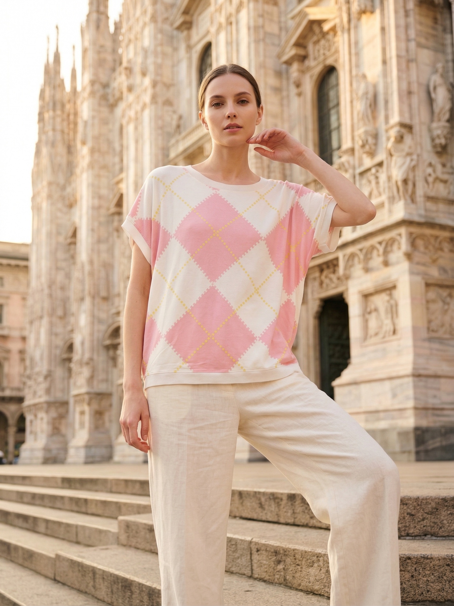 Wholesaler IT FASHION MODA - WOMEN'S SWEATER LENGTH 60CM WIDTH 55CM