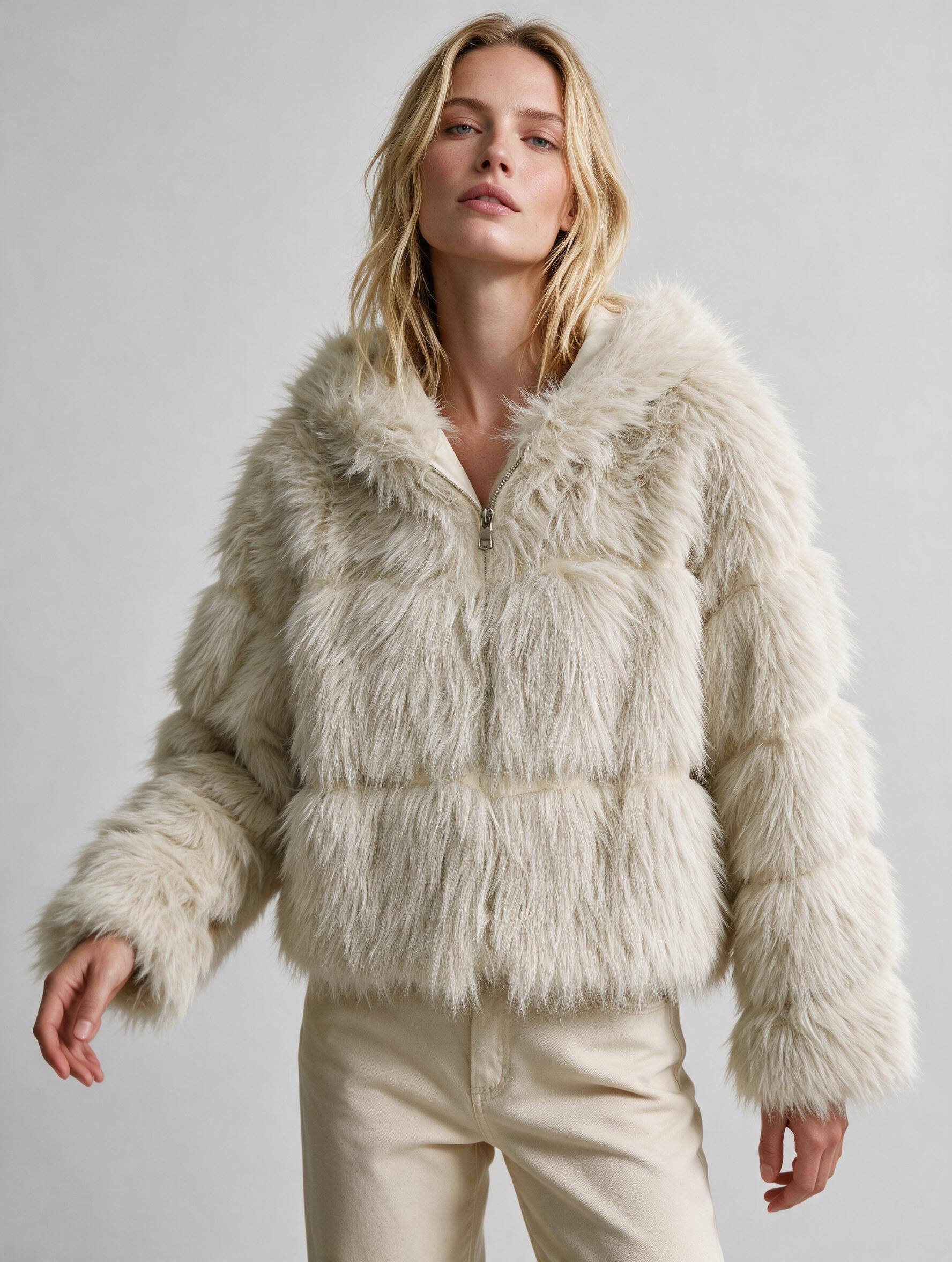 Wholesaler IT FASHION MODA - Women's Fur Jacket