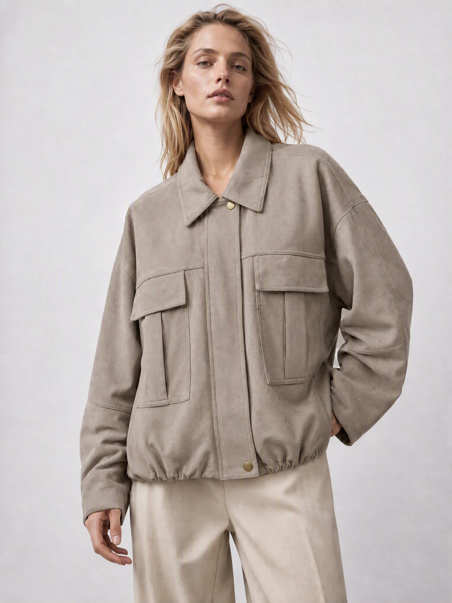 Wholesaler IT FASHION MODA - Women's faux leather jacket
