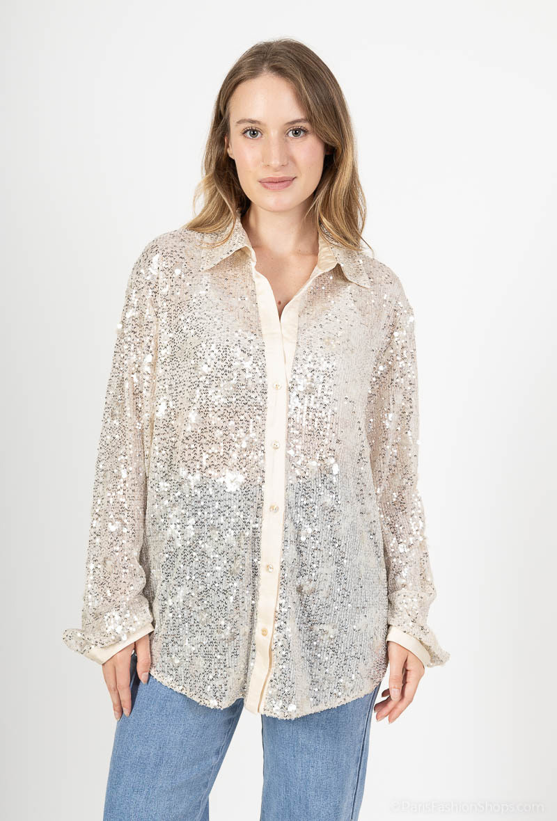 Wholesaler IVIVI - Sequin shirt