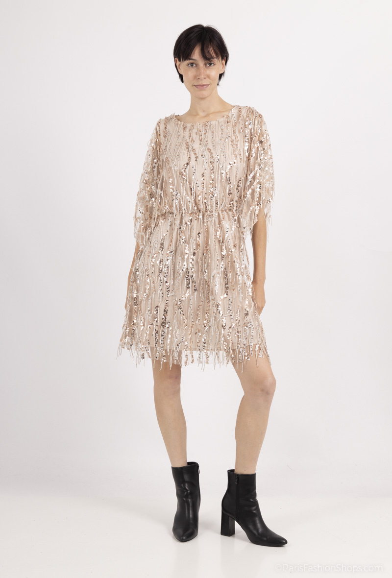 Grossiste IVIVI - robe longue à sequins