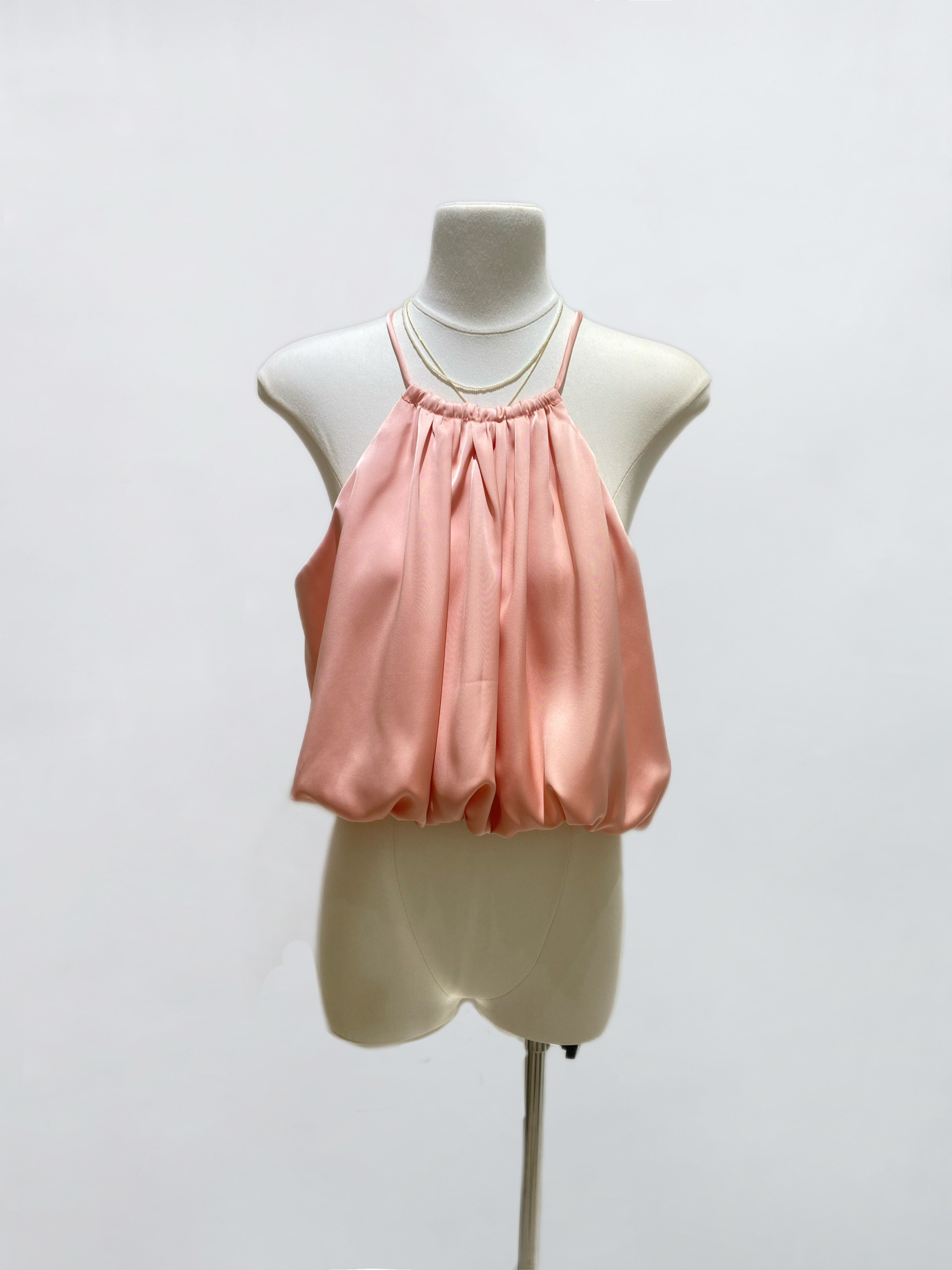 Grossista IVIVI - TOP IN RASO ROSA