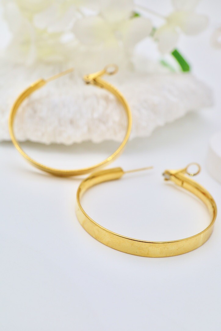 Mayorista J'AIME GEMME - PENDIENTES DE TAMAÑO 40 MM