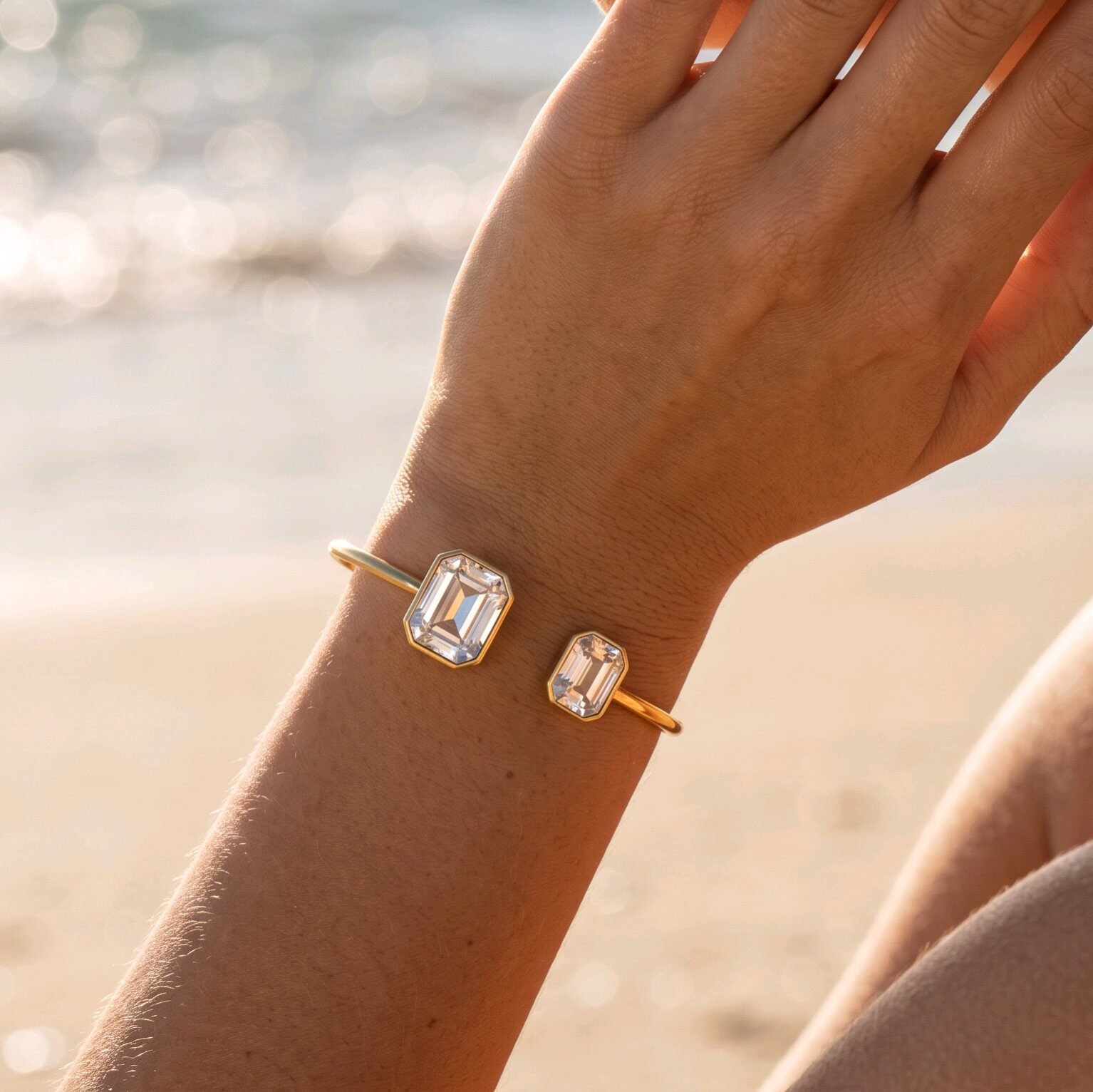 Grossiste J'AIME GEMME - BRACELET JONC