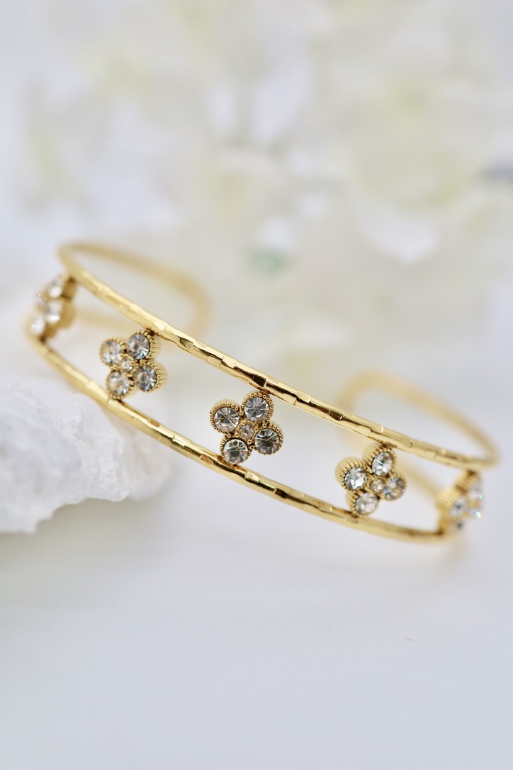 Wholesaler J'AIME GEMME - ZIRCON BANGLE BRACELET Wholesaler J'AIME GEMME - ZIRCON BANGLE BRACELET